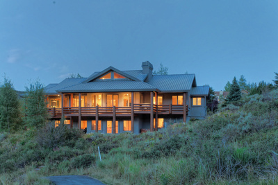 Jeremy Ranch home on hillside, Utah