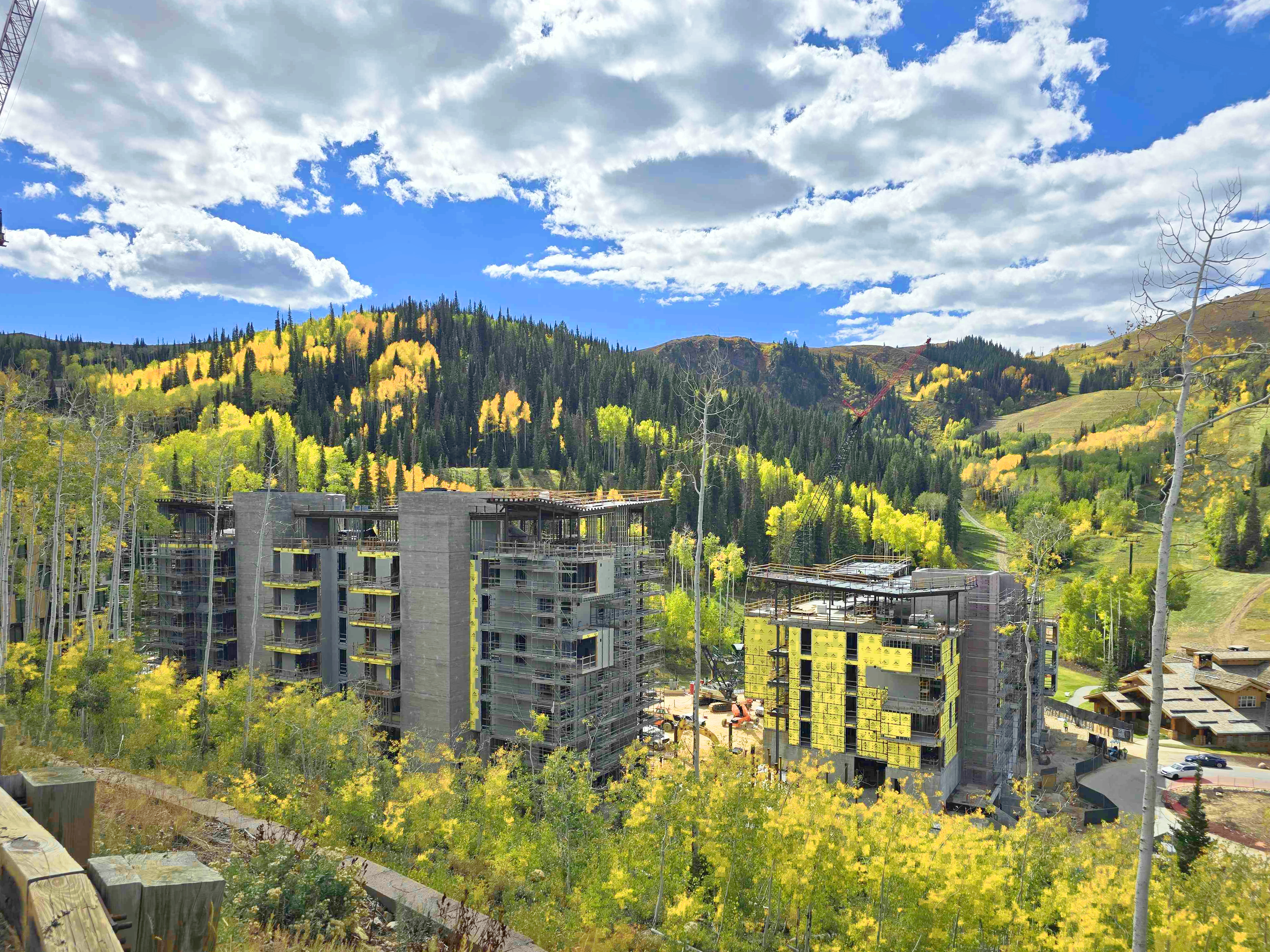 sommet balnc deer valley condos under construction in empire pass